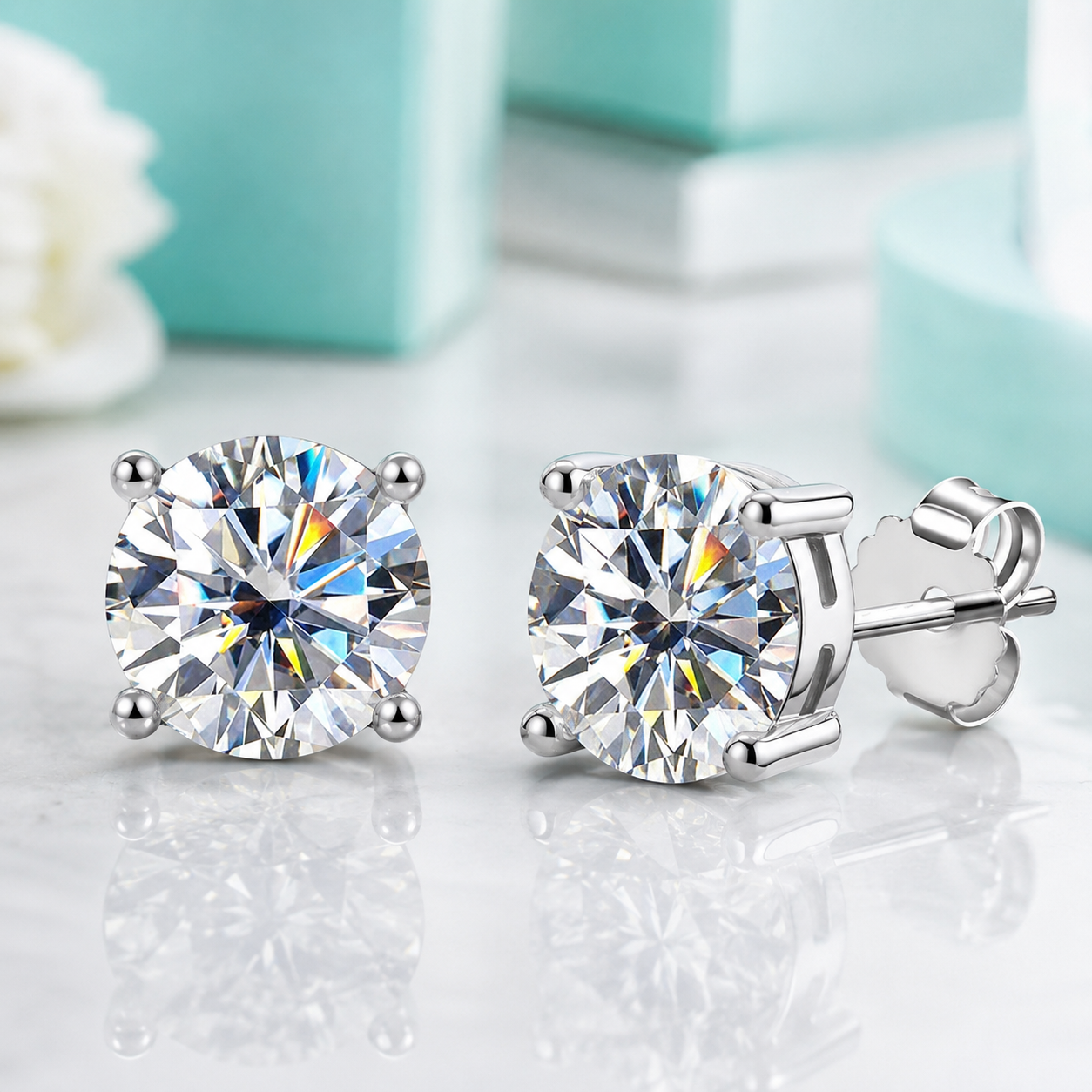 Classic 2ct Diamond Option Stud Earrings