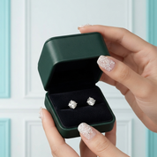 Sparkling 4-prong 1.0 ct Diamond Option Stud Earrings