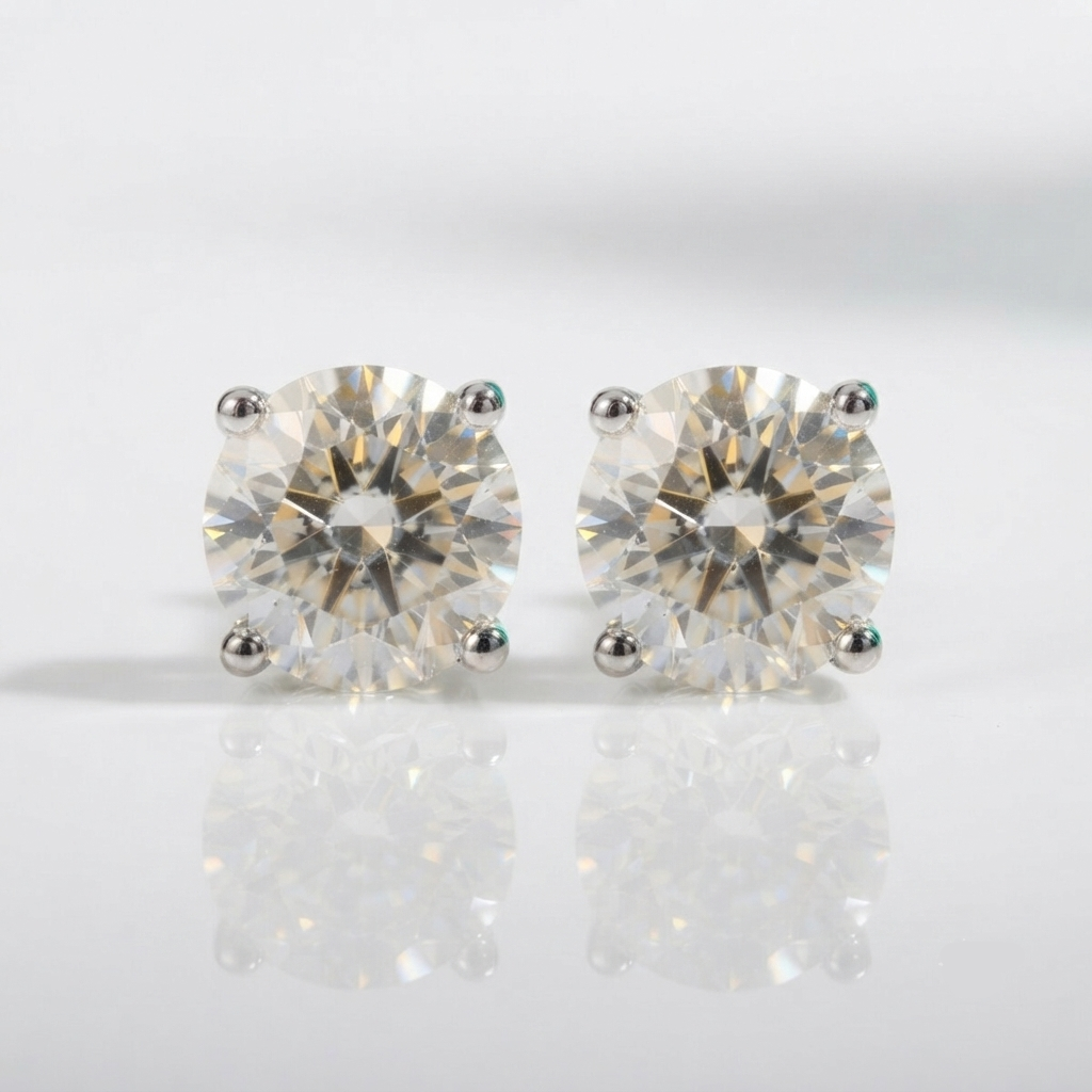 Classic 2ct Diamond Option Stud Earrings