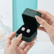 1.0 Cttw Round Diamond Option Halo Stud Earrings