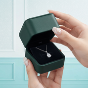1.0 Ct Pear Diamond Option Classic Stud Earrings and Necklace