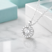 0.5 ct Twinkle Setting Round Diamond Option Necklace