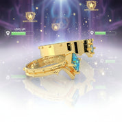 Marksman's Ring (Unisex)- Video Game Inspired Rings in 14k Yellow Gold