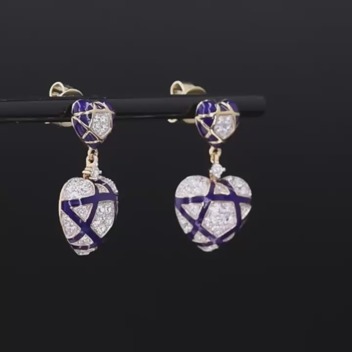 Heart to Heart & Star Stud Earrings