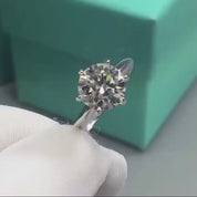 2.0 Ct Round Cut Diamond Classic Engagement Ring