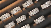 18k Solid Gold Diamond Wedding Band