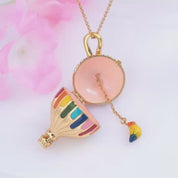 Enamel Yellow Gold Copal Necklaces