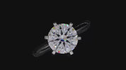 14K White Gold 3.0 Ct Diamond Engagement Ring