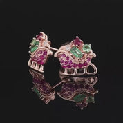 Treasure Sleigh Stud Earrings