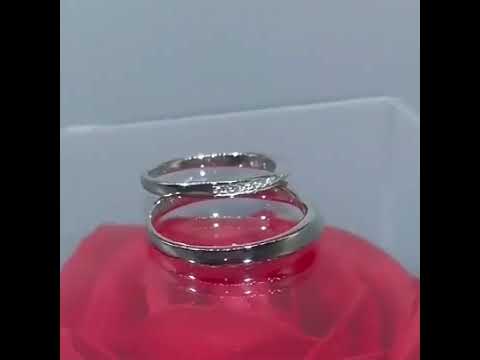 Classic Diamond Couple Wedding Band