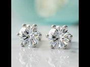 1.00 ct Round-cut Diamond Option Stud Earrings