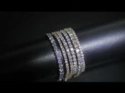 Round Diamond Cuff Bracelet