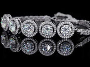5.0 Cttw Round Diamond Adjustable Classic Tennis Bracelet