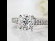 2ct Round Cut Diamond Option Ring