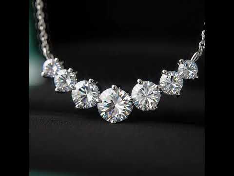 1.7 Ct Seven Stone Diamond Option Pendant Necklace