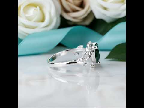 Timeless Romance- Olive Branch Unique Moss Agate