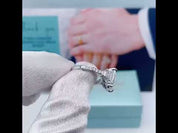 2.50  ct Emerald Cut Three Diamond Engagement Ring