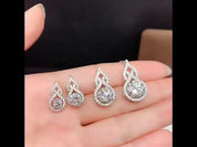 3.0 Ct Round Cut Diamond Necklace