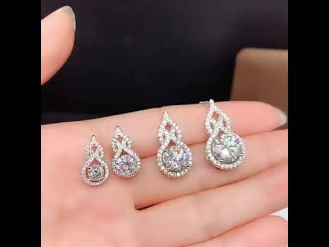 3.0 Ct Round Cut Diamond Necklace