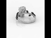 Hell and Back Gothic Engagement Rings in 14k Gold Limited Coffin Cut Diamond