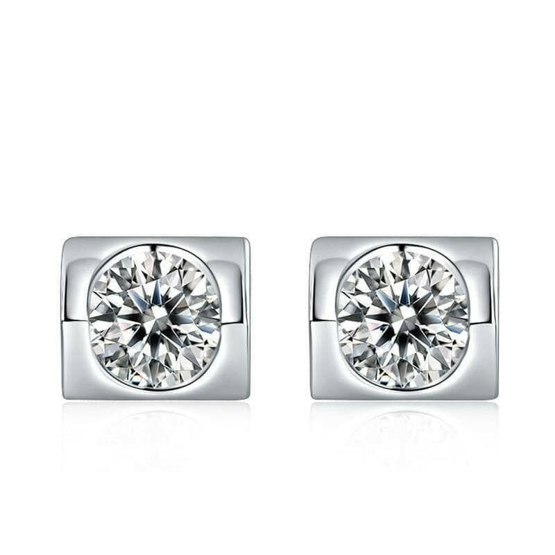 0.5 ct Round 5.0mm Diamond Stud Earrings-Evani Naomi Jewelry