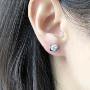 0.5 ct Round 5.0mm Diamond Stud Earrings-Evani Naomi Jewelry