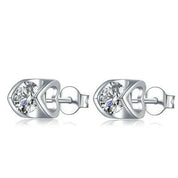 0.5 ct Round 5.0mm Diamond Stud Earrings-Evani Naomi Jewelry