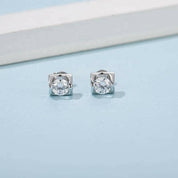 0.5 ct Round 5.0mm Diamond Stud Earrings-Evani Naomi Jewelry