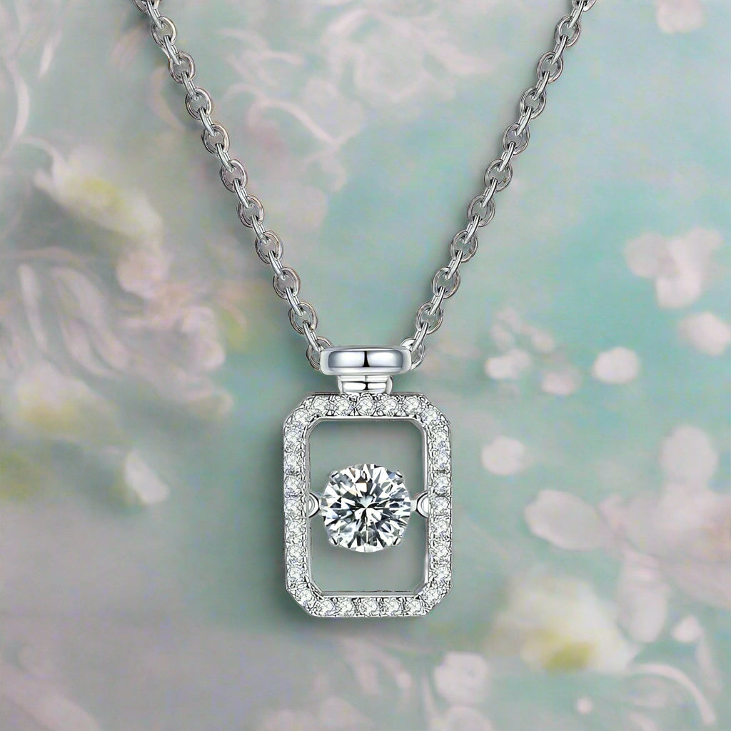 0.5 ct Twinkle Setting 5.0mm Diamond Necklace-Evani Naomi Jewelry