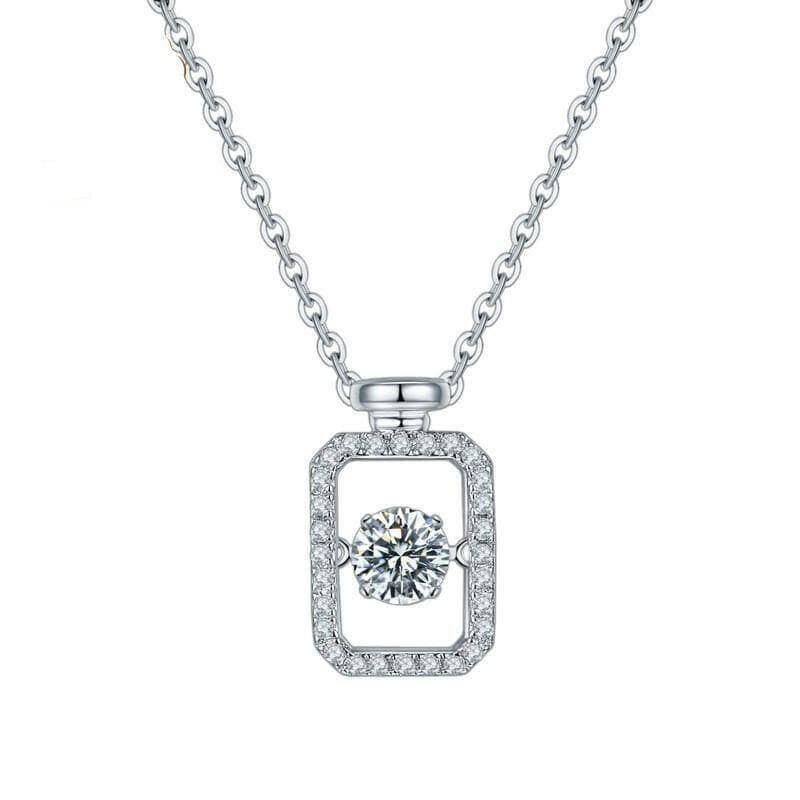 0.5 ct Twinkle Setting 5.0mm Diamond Necklace-Evani Naomi Jewelry