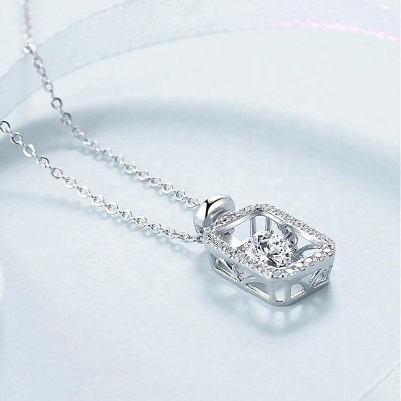 0.5 ct Twinkle Setting 5.0mm Diamond Necklace-Evani Naomi Jewelry