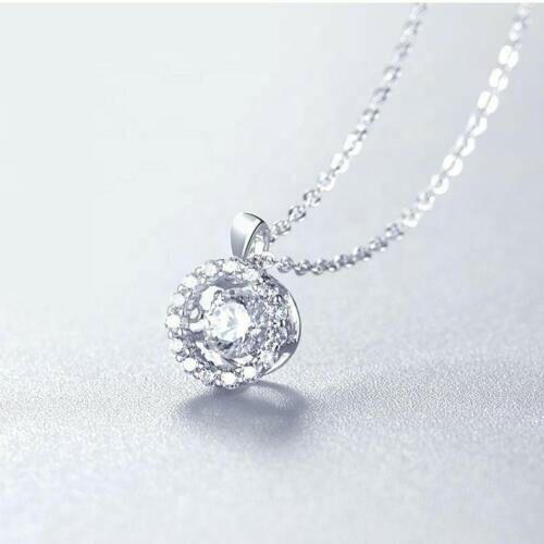 0.5 ct Twinkle Setting Round Diamond Necklace-Evani Naomi Jewelry