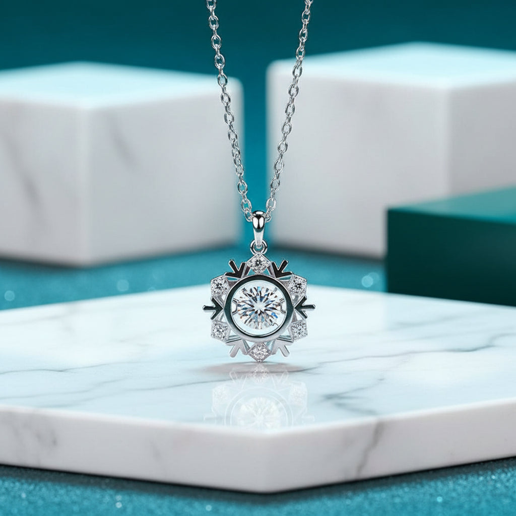 0.50 ct Diamond Hexagram Shaped Necklace-Evani Jewelry