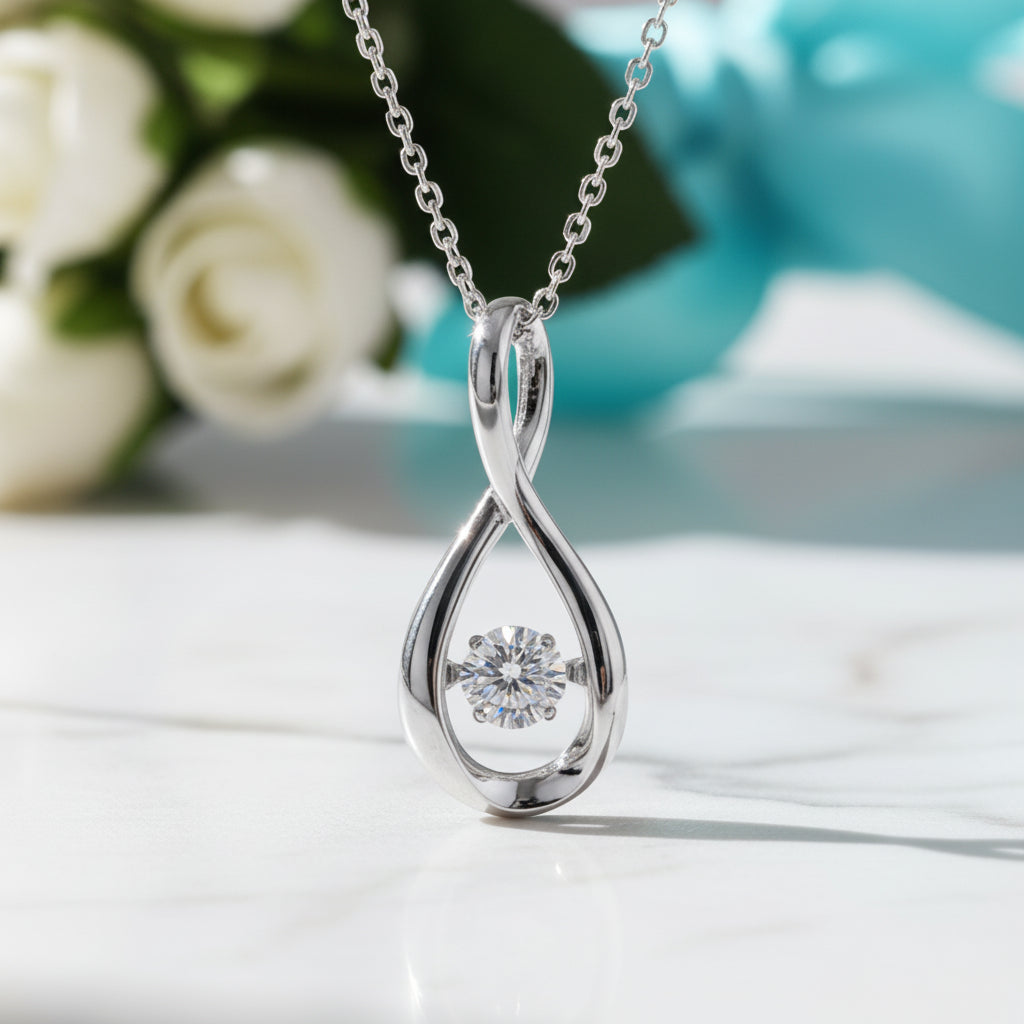 0.50 ct Diamond Infinity Necklace-Evani Jewelry