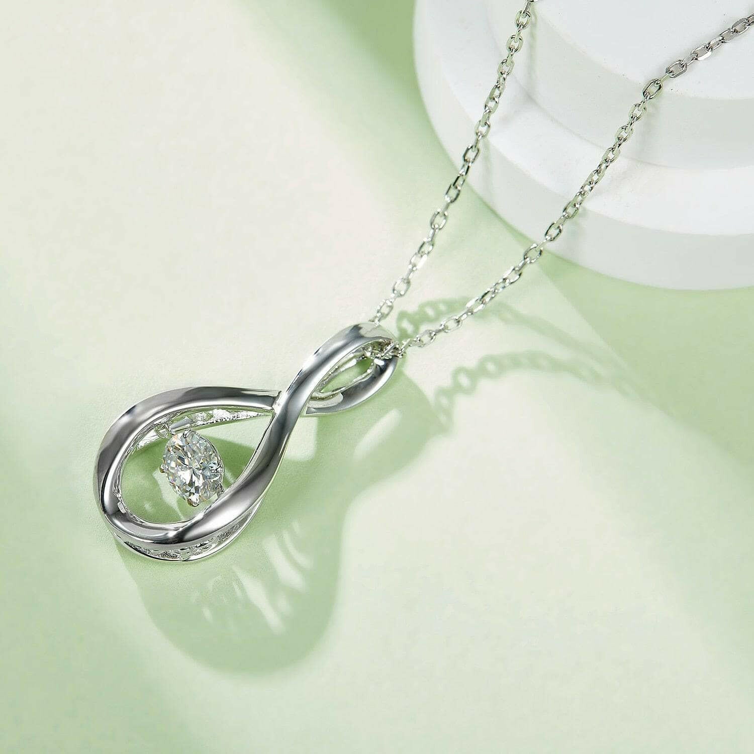 0.50 ct Diamond Infinity Necklace-Evani Naomi Jewelry