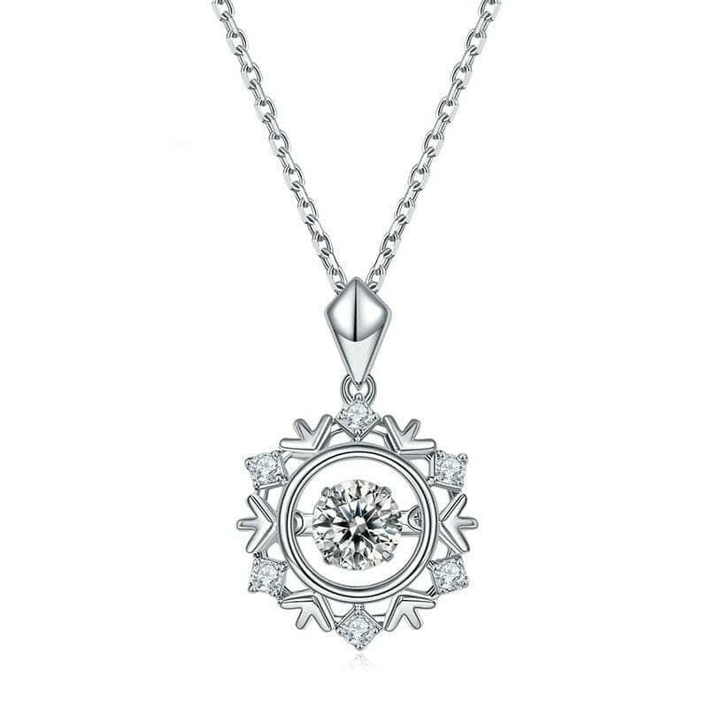 0.50 ct Diamond Snowflake Necklace-Evani Naomi Jewelry