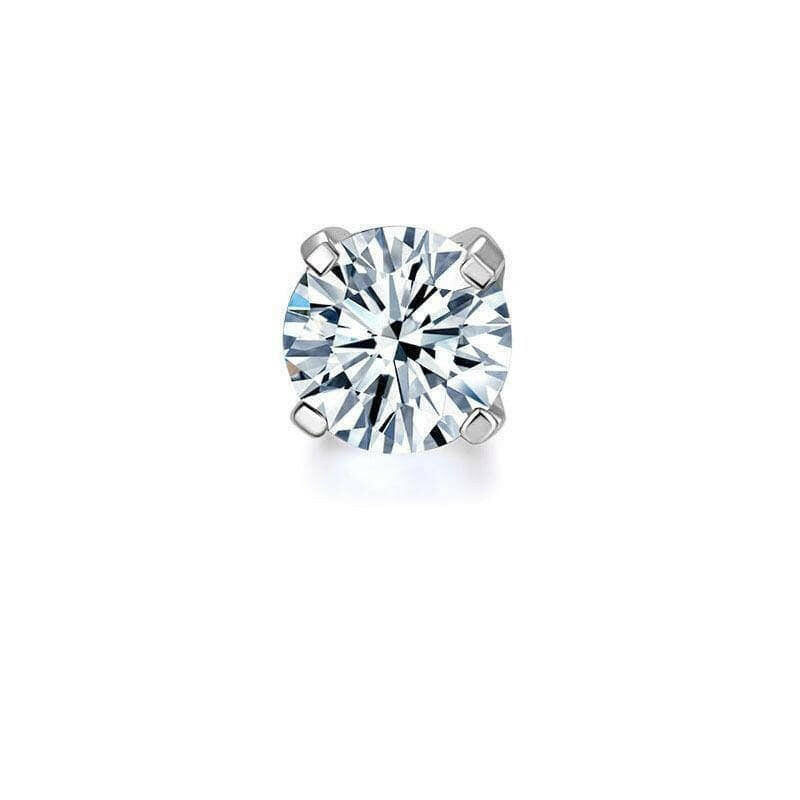 1 Piece Round-cut 0.50 ct Diamond Earring-Evani Jewelry