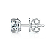 1 Piece Round-cut 1.00 ct Diamond Earring-Evani Naomi Jewelry
