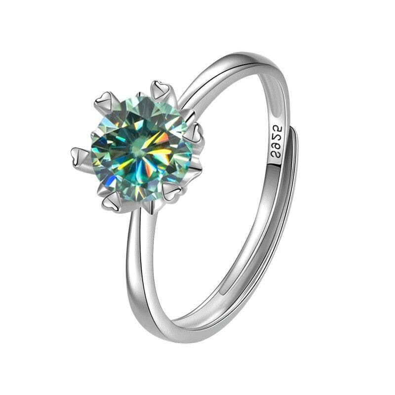 14k White Gold 2ct Diamond Wedding Ring-Evani Naomi Jewelry