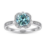 1.0 Ct Round Cut Diamond Engagement Ring-Evani Naomi Jewelry