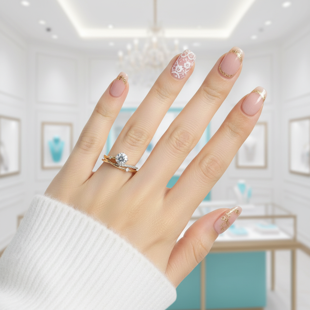 1.0 Ct Round Cut Diamond Birthstone Wedding Ring-Evani Jewelry