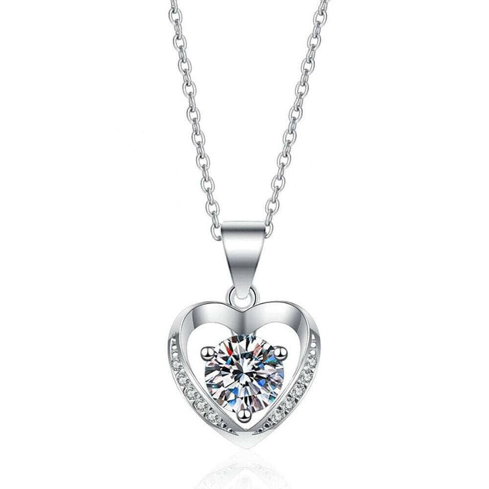 1.00 ct Diamond Clavicle Chain Necklace-Evani Naomi Jewelry