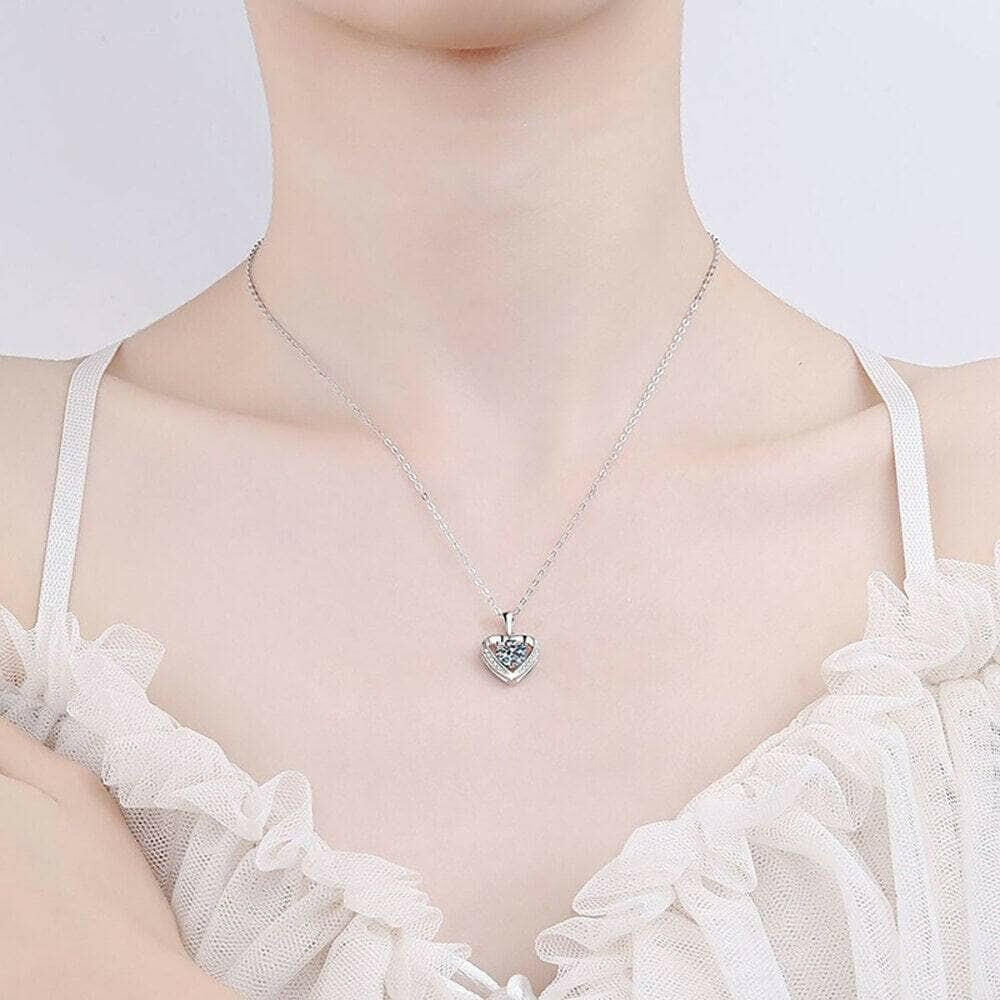 1.00 ct Diamond Clavicle Chain Necklace-Evani Naomi Jewelry
