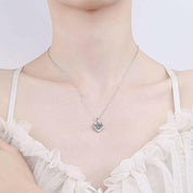 1.00 ct Diamond Clavicle Chain Necklace-Evani Naomi Jewelry