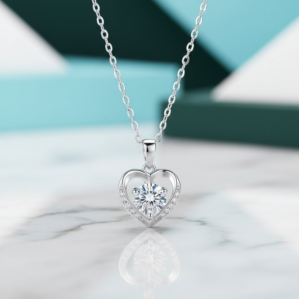 1.00 ct Diamond Clavicle Chain Necklace-Evani Jewelry