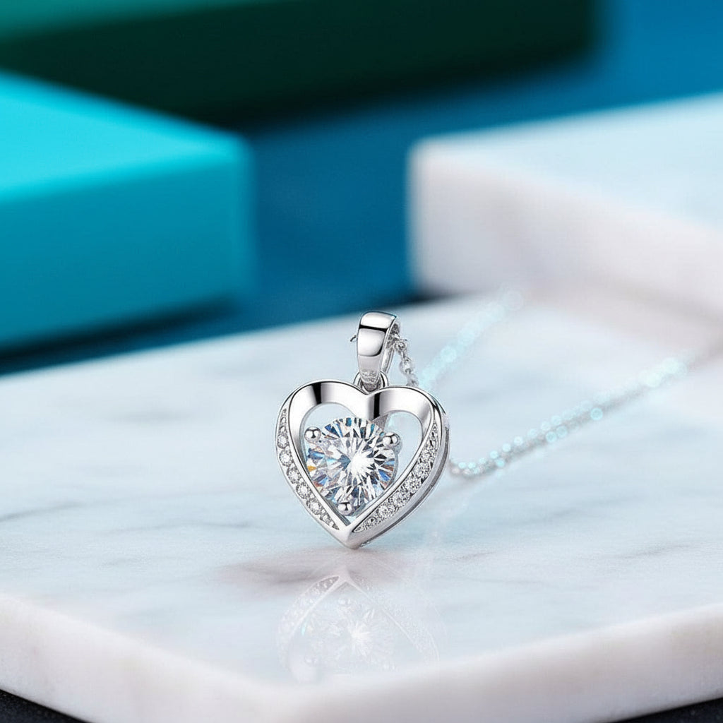 1.00 ct Diamond Clavicle Chain Necklace-Evani Jewelry