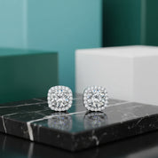 1.00 ct Diamond Solitaire Halo Jewelry Set-Evani Jewelry