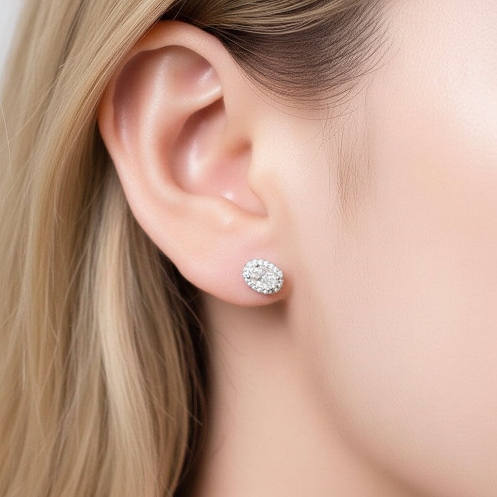1.00 ct Oval-cut Diamond Jewelry Set-Evani Jewelry