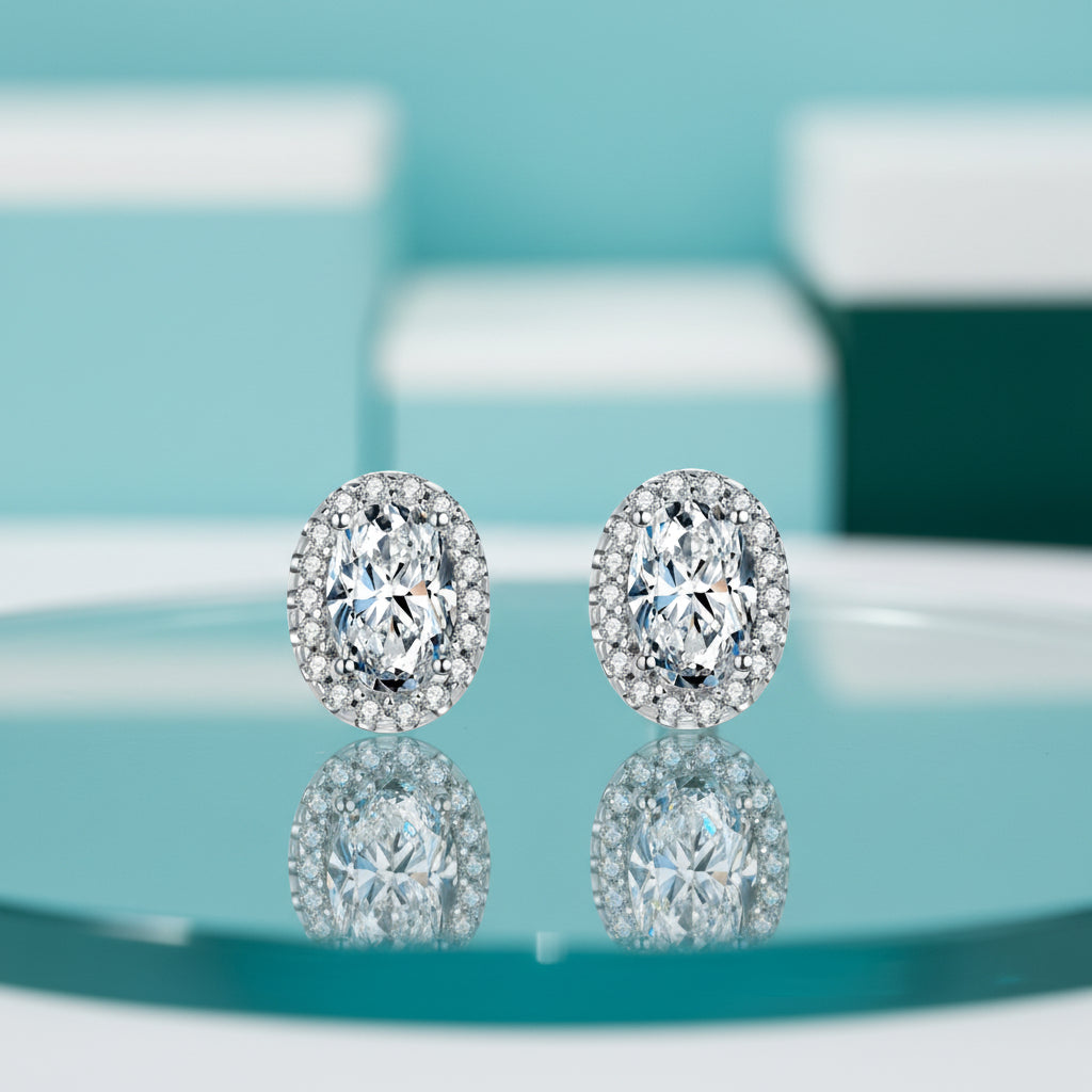 1.00 ct Oval-cut Diamond Jewelry Set-Evani Jewelry