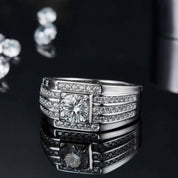 1.00 ct Round Brilliant Diamond Men's Ring-Evani Naomi Jewelry